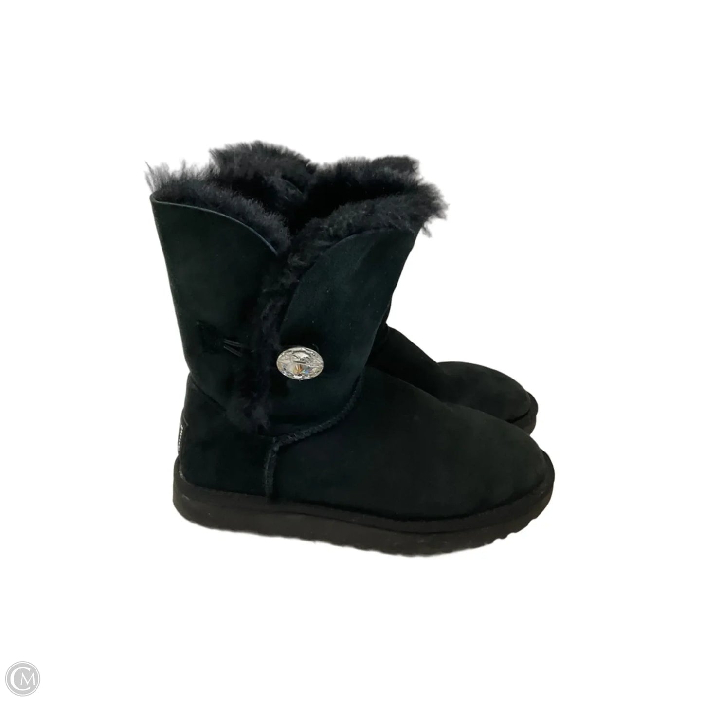 Boots Designer By Ugg In Black, Size: 8