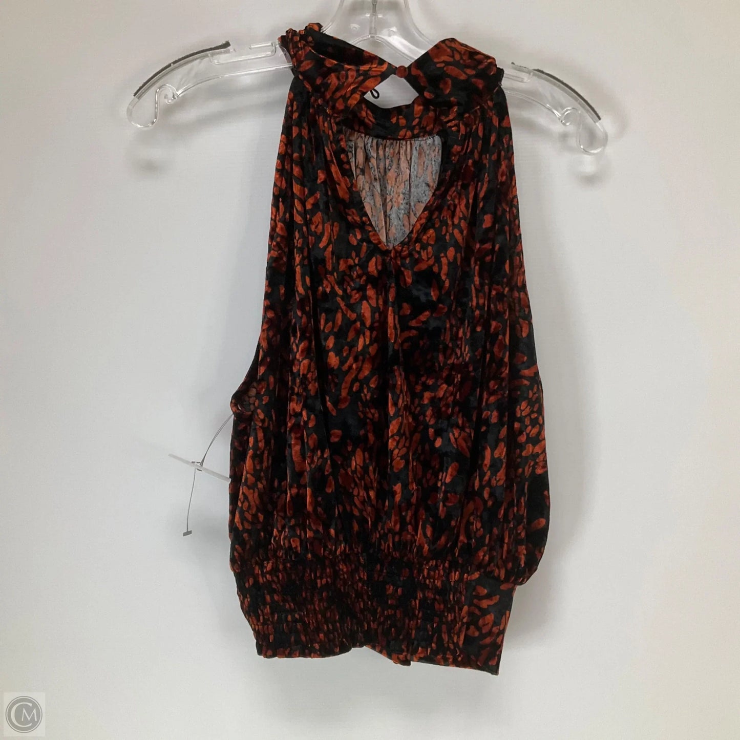Top Sleeveless By Free People In Black & Red, Size: L