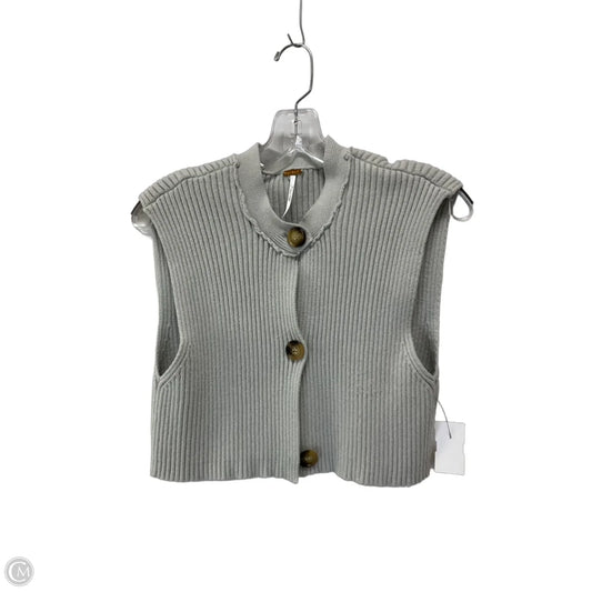 Vest Sweater By Free People In Grey, Size: L