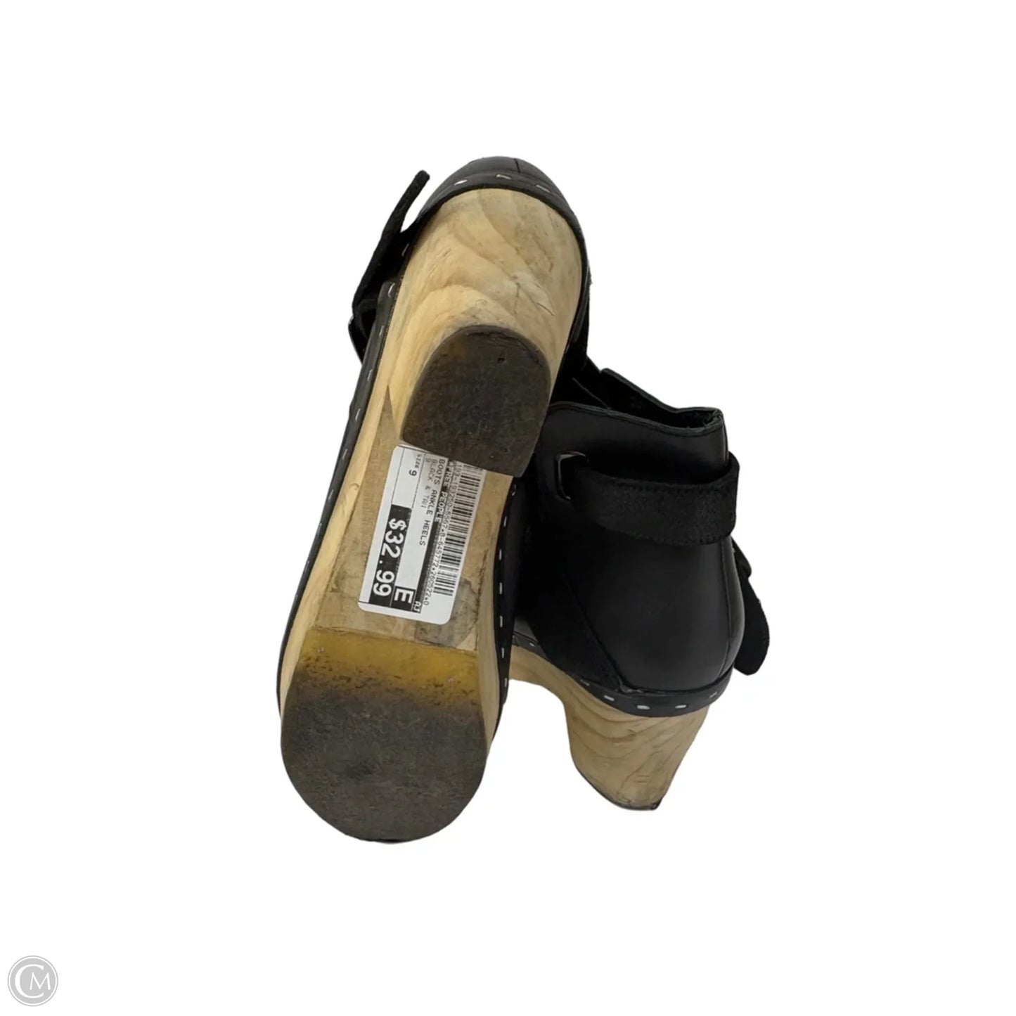 Boots Ankle Heels By Free People In Black & Tan, Size: 9