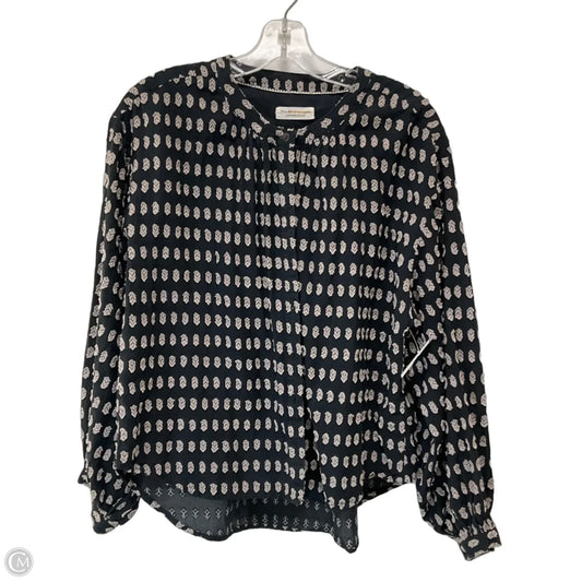 Top Long Sleeve By Pilcro In Blue, Size: S