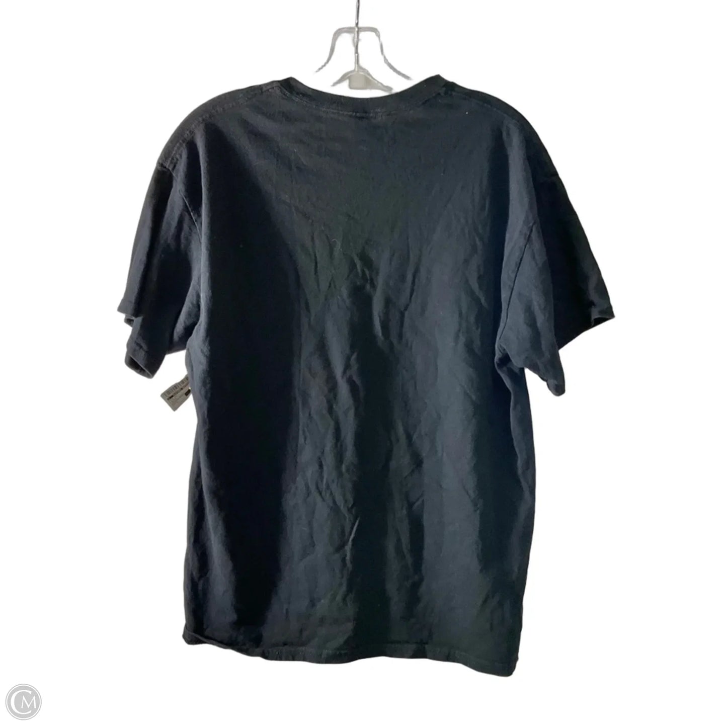 Top Short Sleeve By Clothes Mentor In Black, Size: L