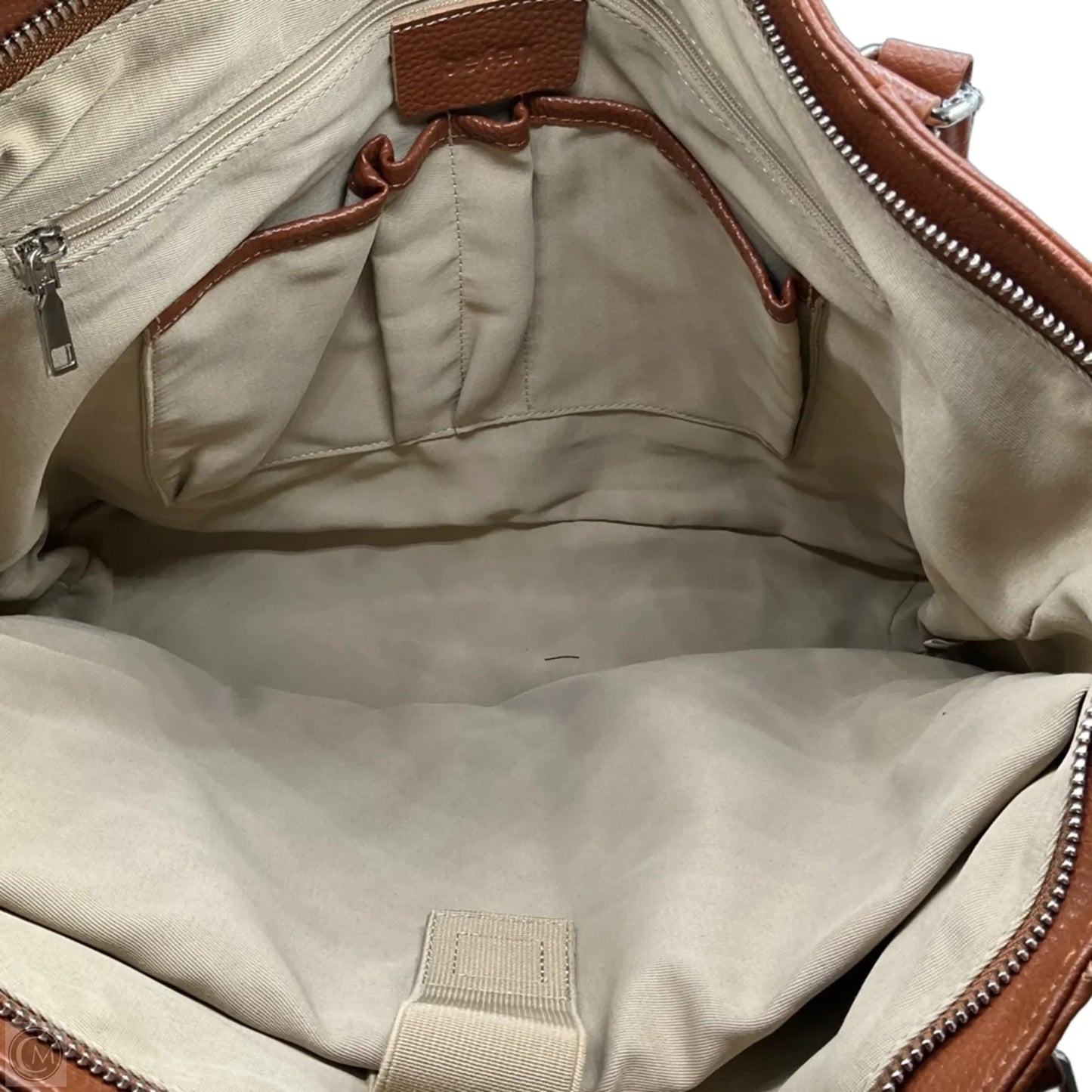 Handbag Leather By Cma, Size: Large