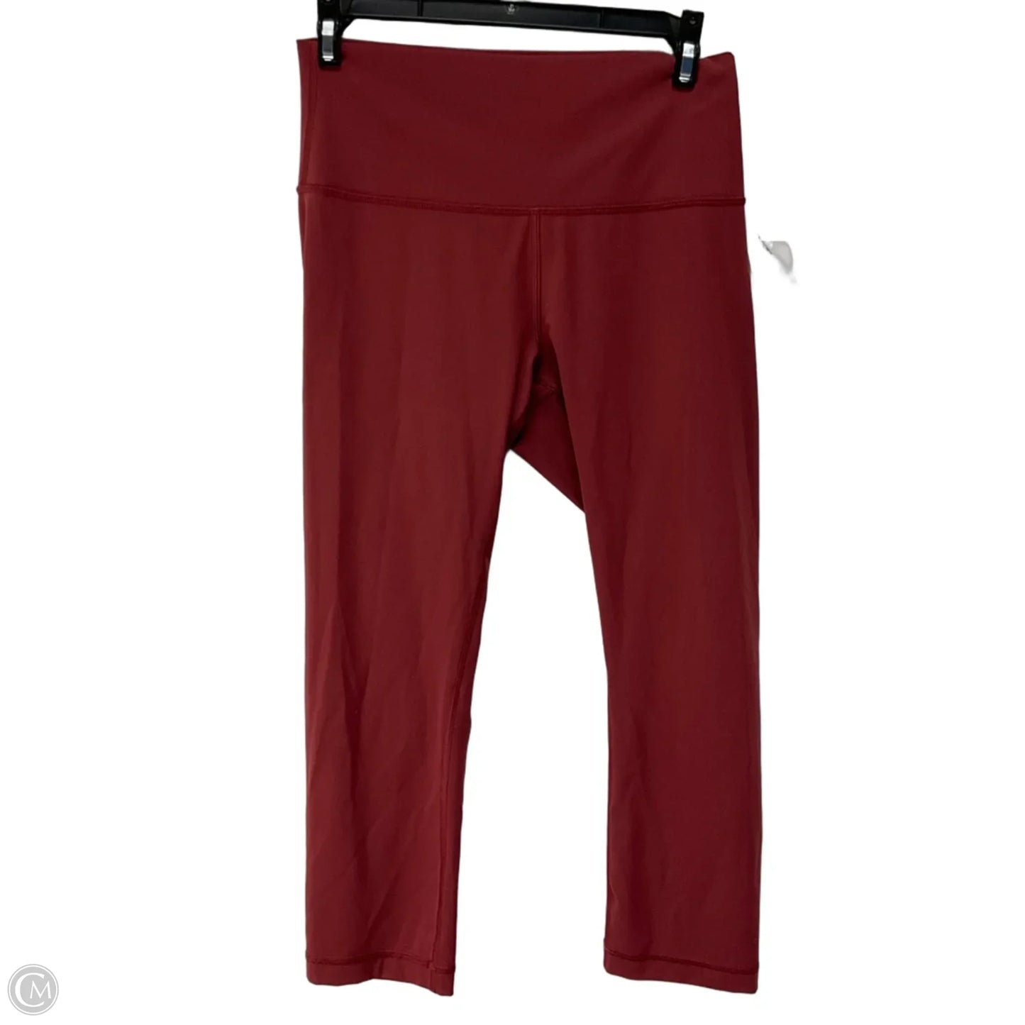 Athletic Leggings By Lululemon In Maroon, Size: 8