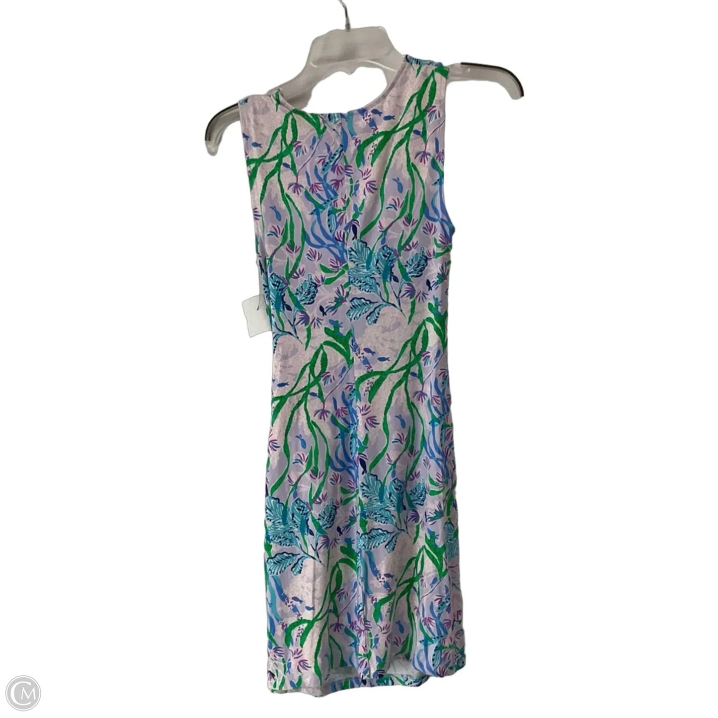 Dress Designer By Lilly Pulitzer In Blue & Green, Size: Xs