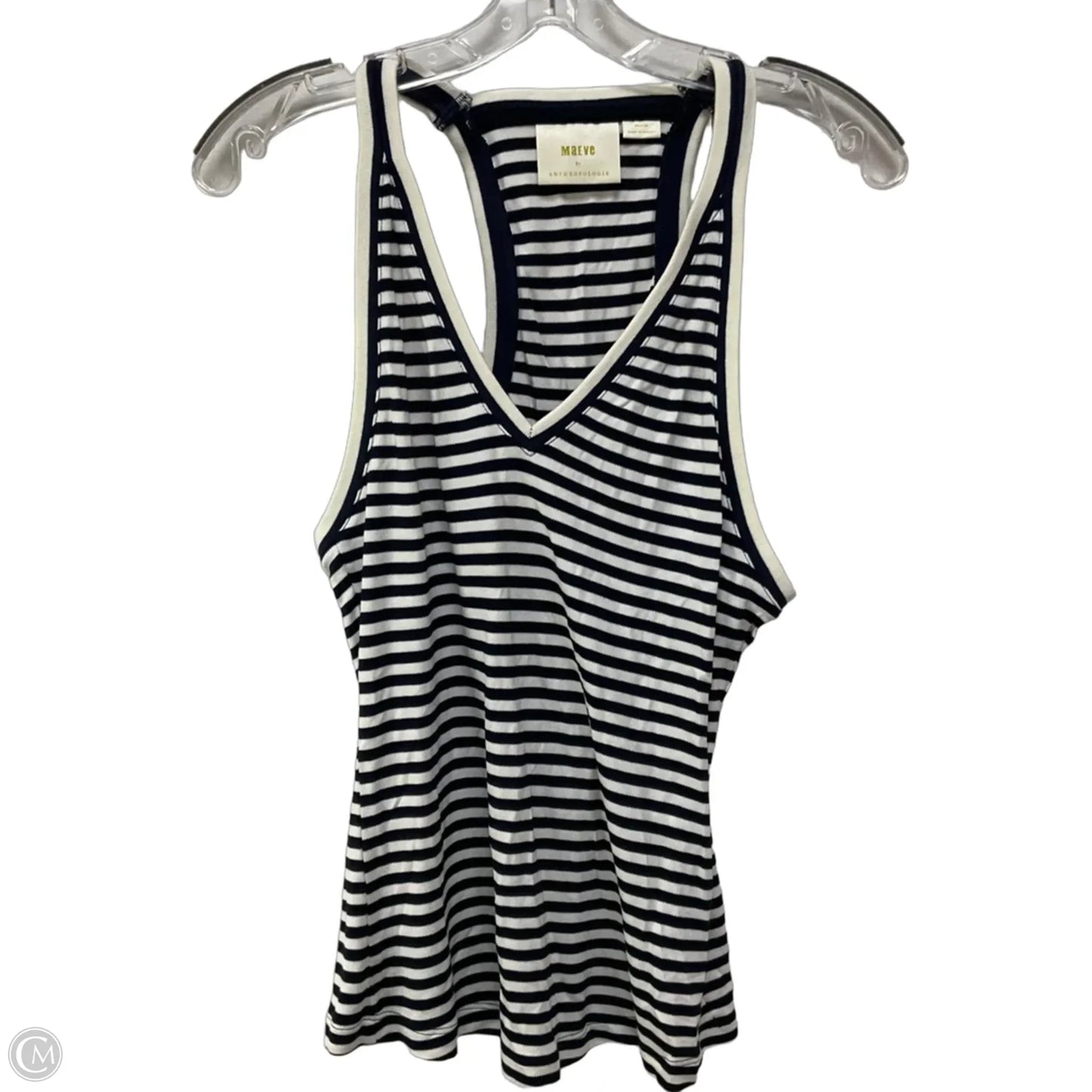 Top Sleeveless By Maeve In Blue, Size: M