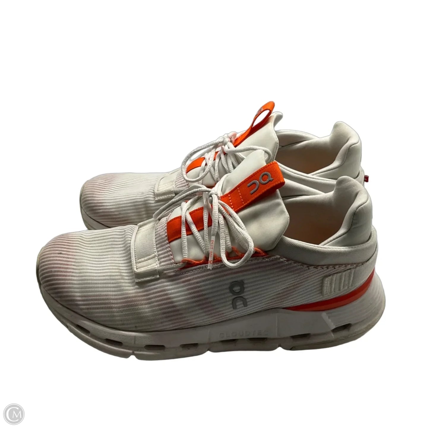 Shoes Athletic By On In Orange & White, Size: 9.5