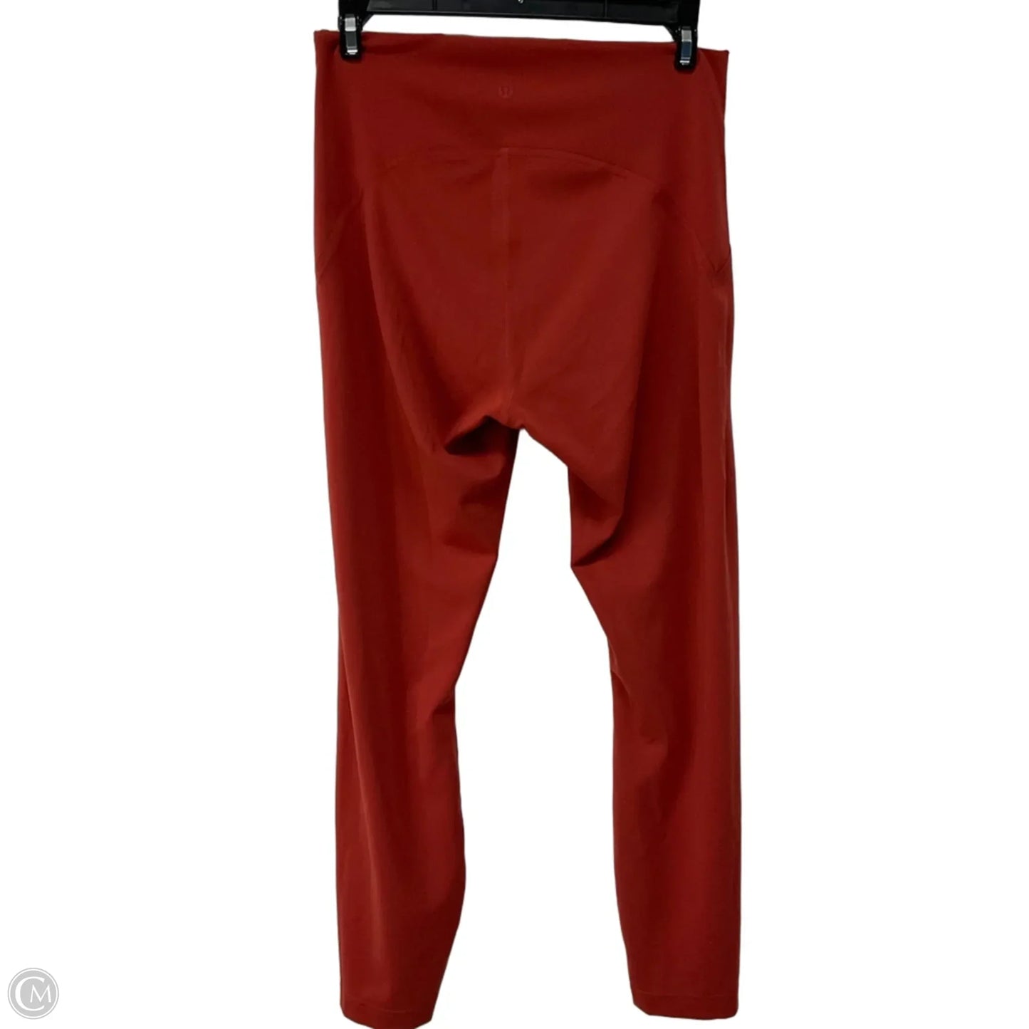 Athletic Leggings By Lululemon In Orange, Size: 8