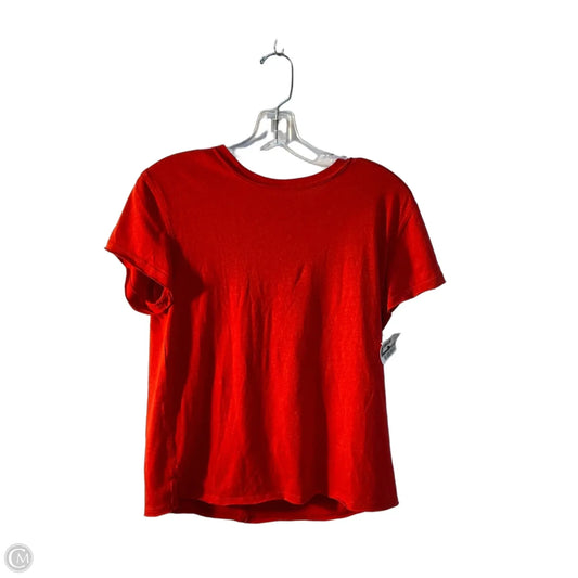 Top Short Sleeve By We The Free In Red, Size: M