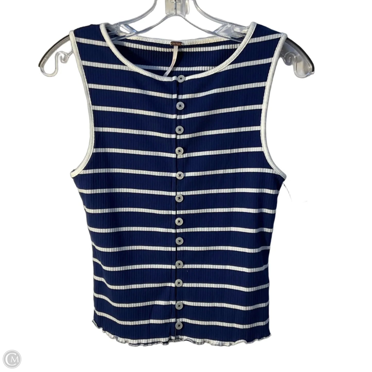 Top Sleeveless By Free People In Navy, Size: S