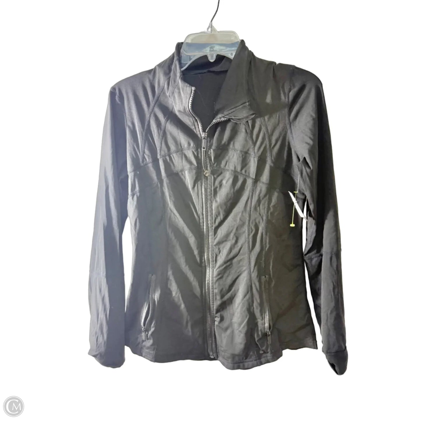 Athletic Jacket By Lululemon In Black, Size: S