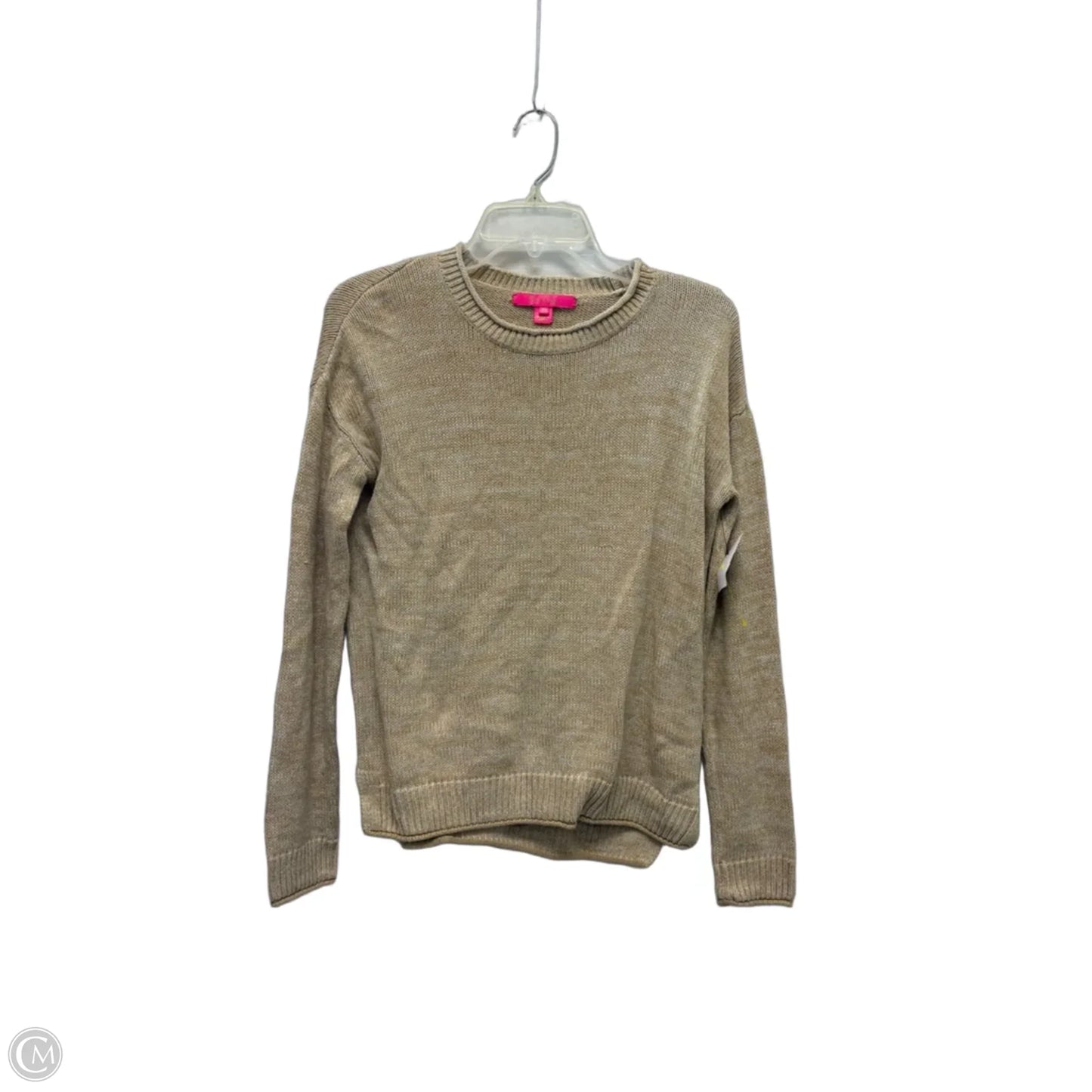 Sweater Designer By Lilly Pulitzer In Tan, Size: Xs