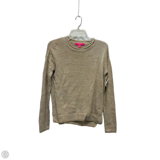 Sweater Designer By Lilly Pulitzer In Tan, Size: Xs