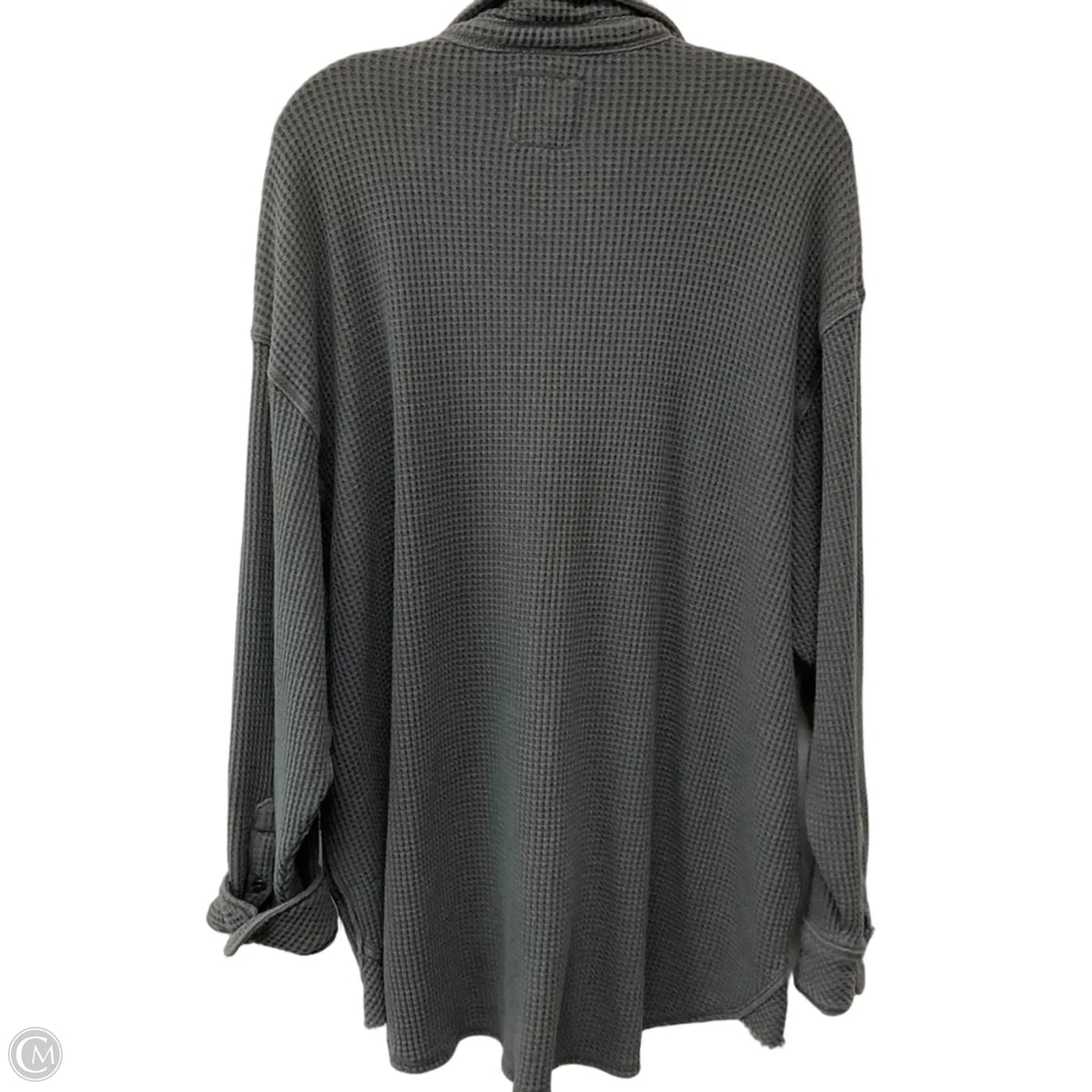 Jacket Shirt By Aerie In Grey, Size: M