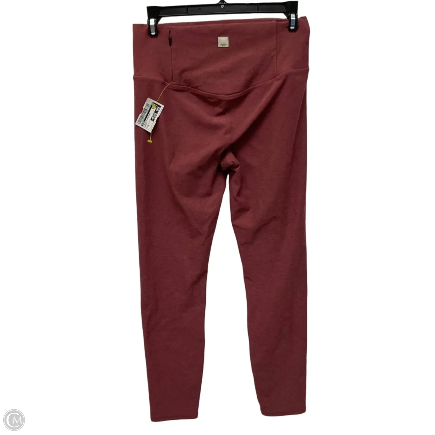Athletic Leggings By Vuori In Maroon, Size: M
