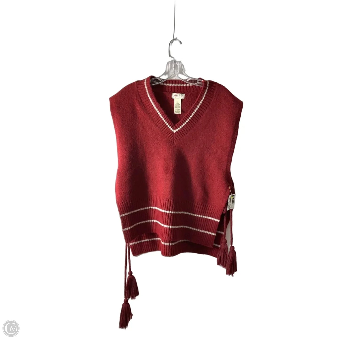 Vest Other By Free People In Red, Size: Osfm
