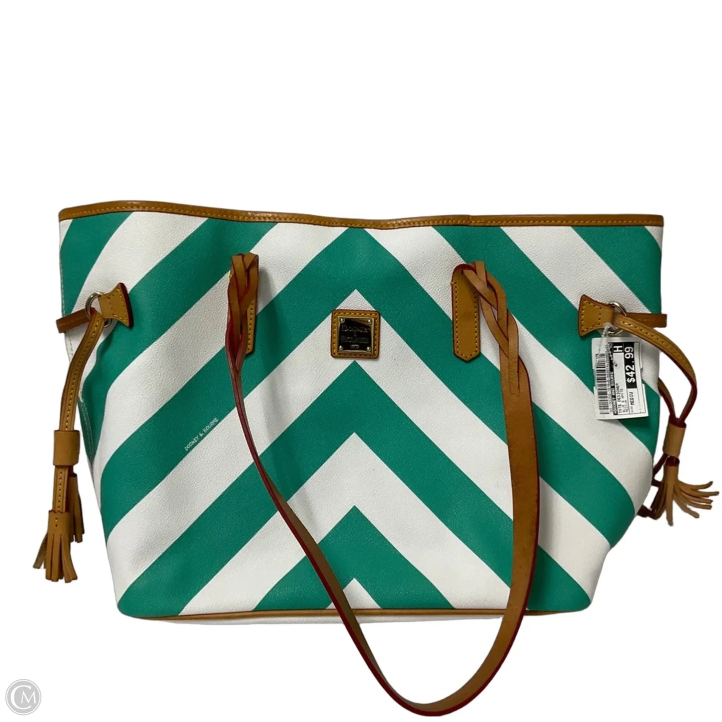 Tote Designer By Dooney And Bourke, Size: Medium