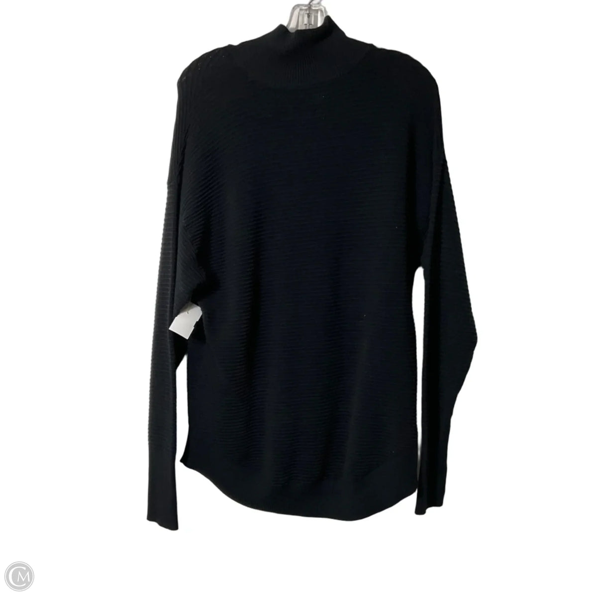 Athletic Sweatshirt Collar By Offline In Black, Size: S