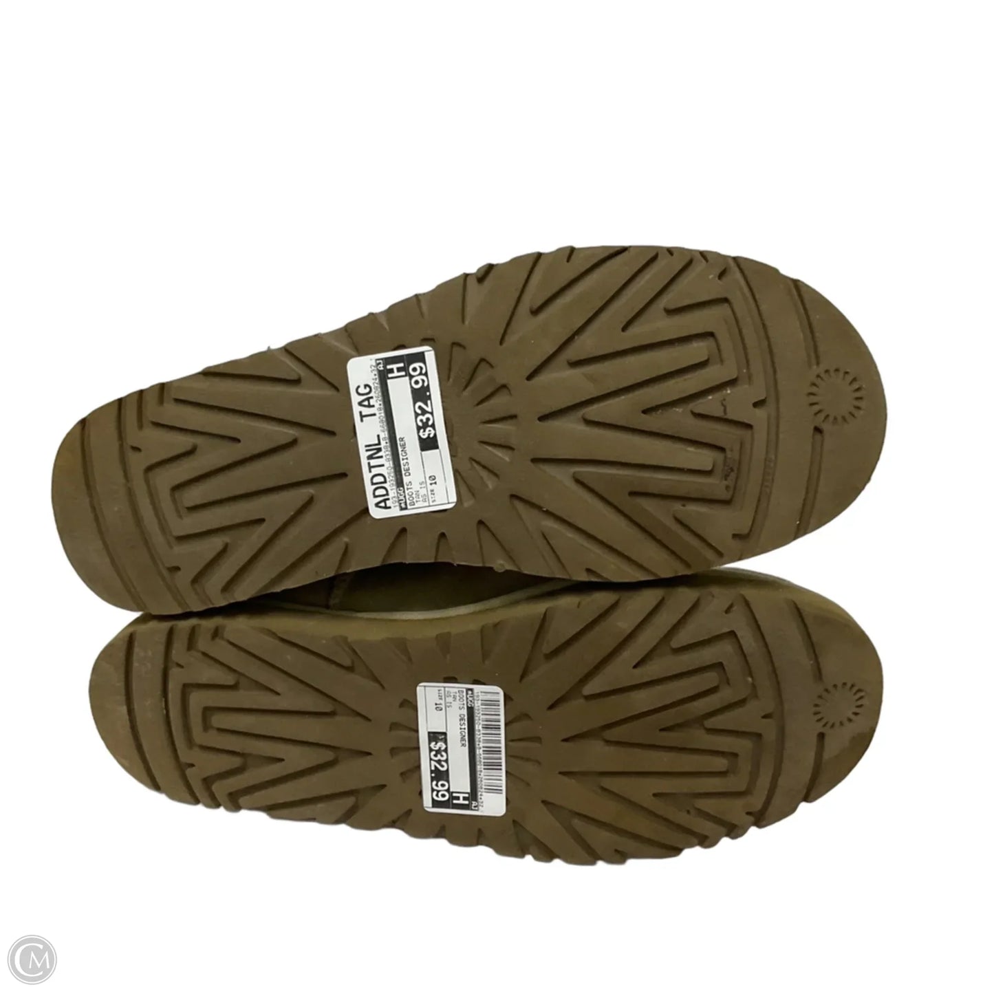 Boots Designer By Ugg In Tan, Size: 10