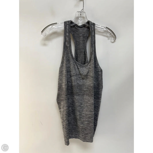 Athletic Tank Top By Lululemon In Grey, Size: 10
