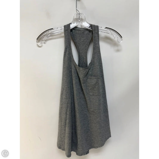 Athletic Tank Top By Lululemon In Grey, Size: 10