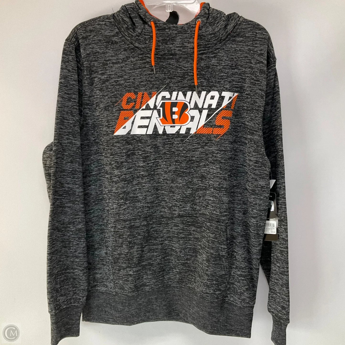 Sweatshirt Hoodie By Nfl In Grey, Size: M