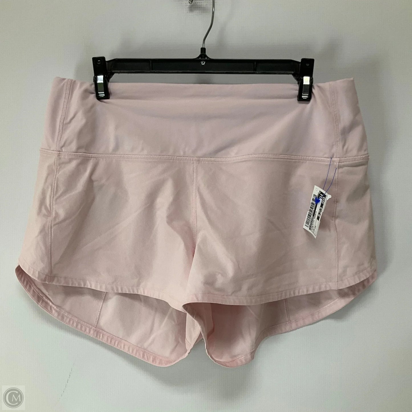 Athletic Shorts By Lululemon In Pink, Size: 10