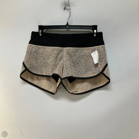 Athletic Shorts By Lululemon In Animal Print, Size: 4