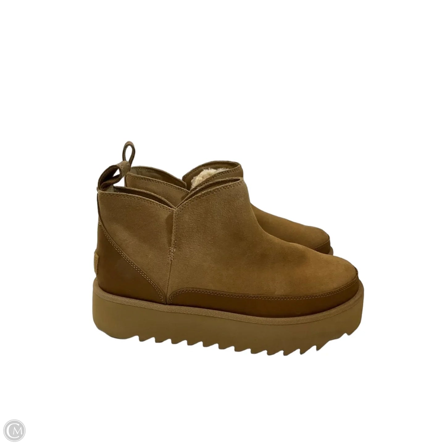 Boots Designer By Ugg In Tan, Size: 9