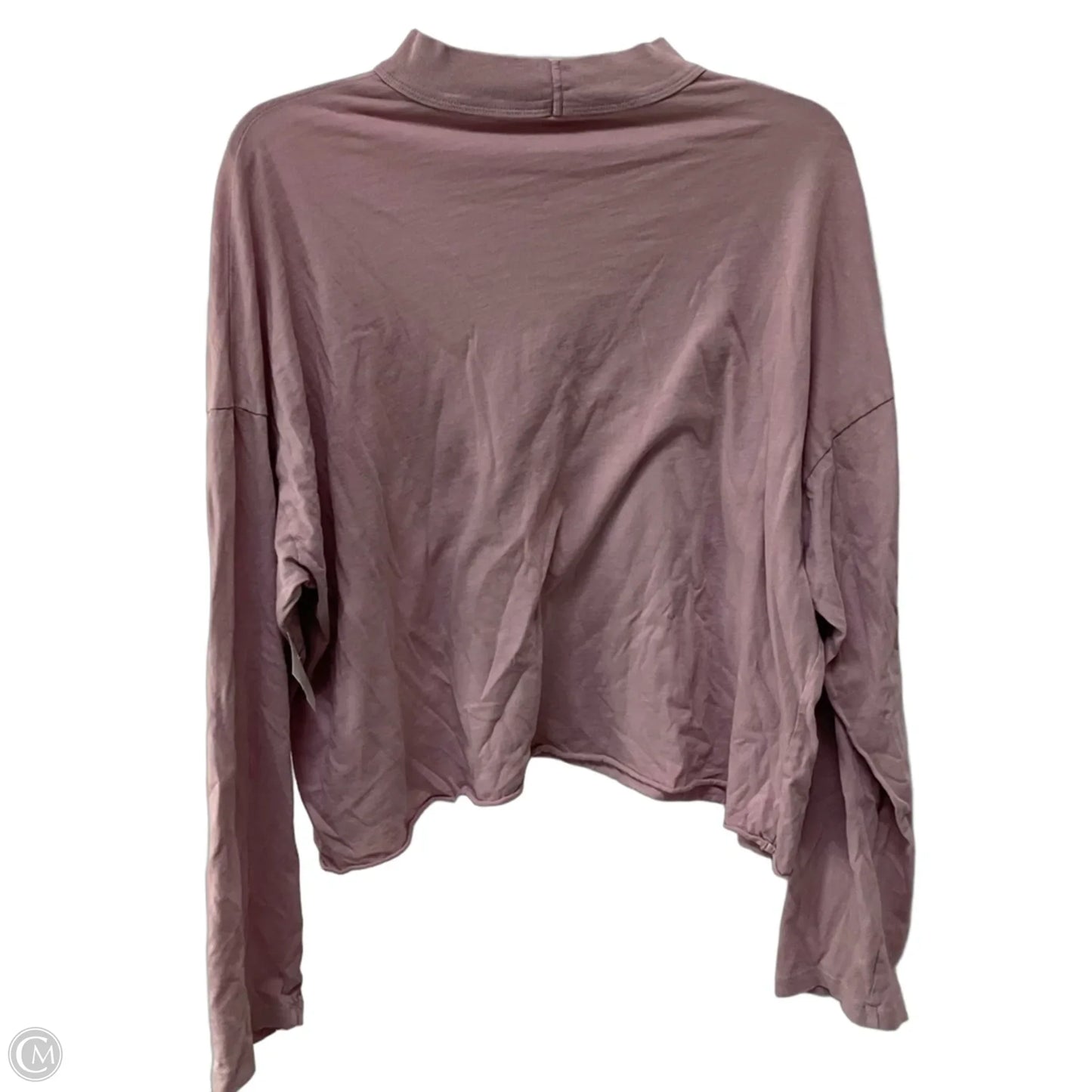 Top Long Sleeve By Aerie In Purple, Size: Xl