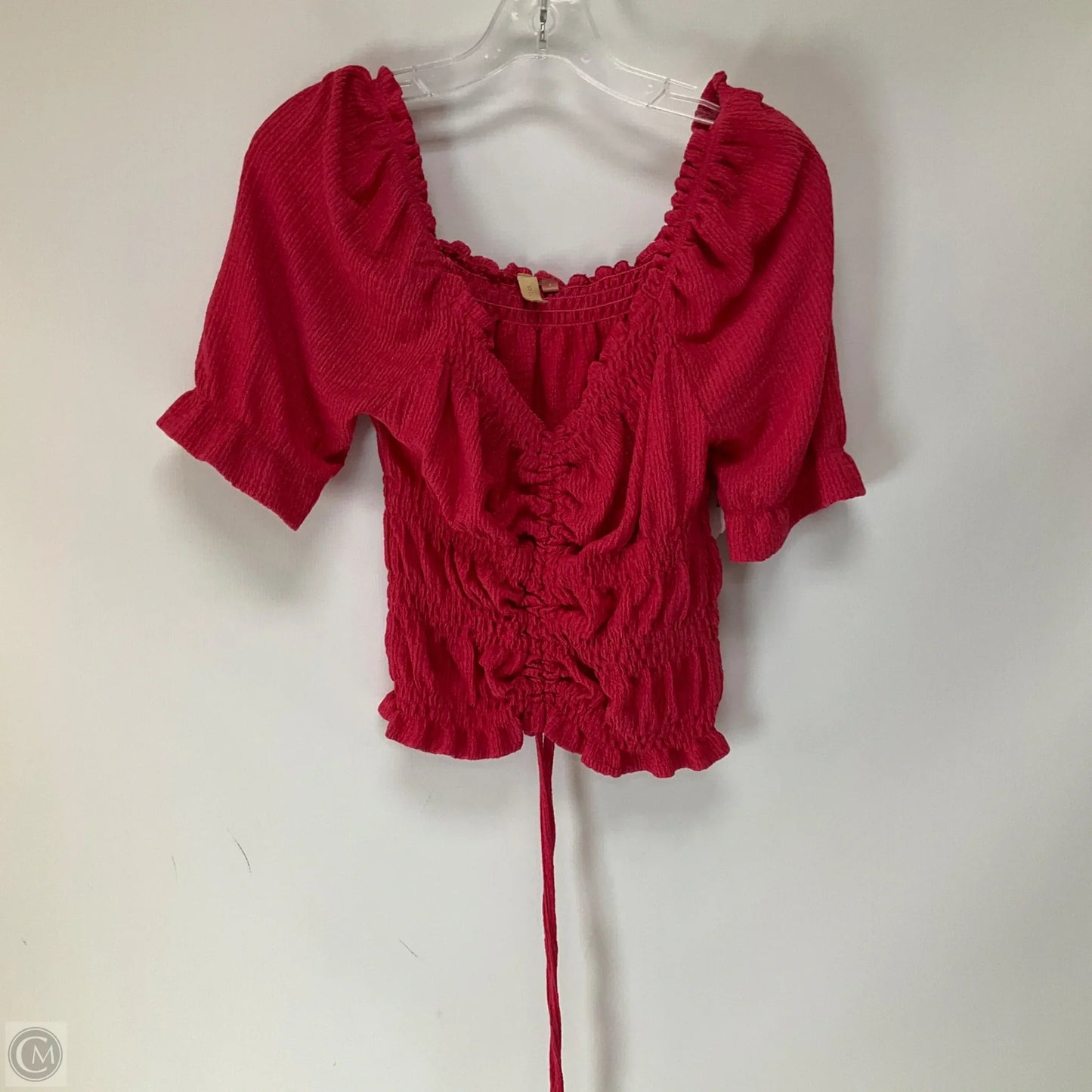 Top Short Sleeve By Pilcro In Pink, Size: S