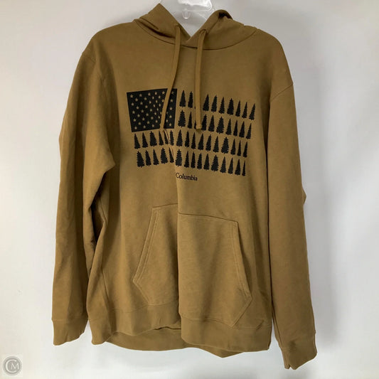 Sweatshirt Hoodie By Columbia In Brown, Size: Xl
