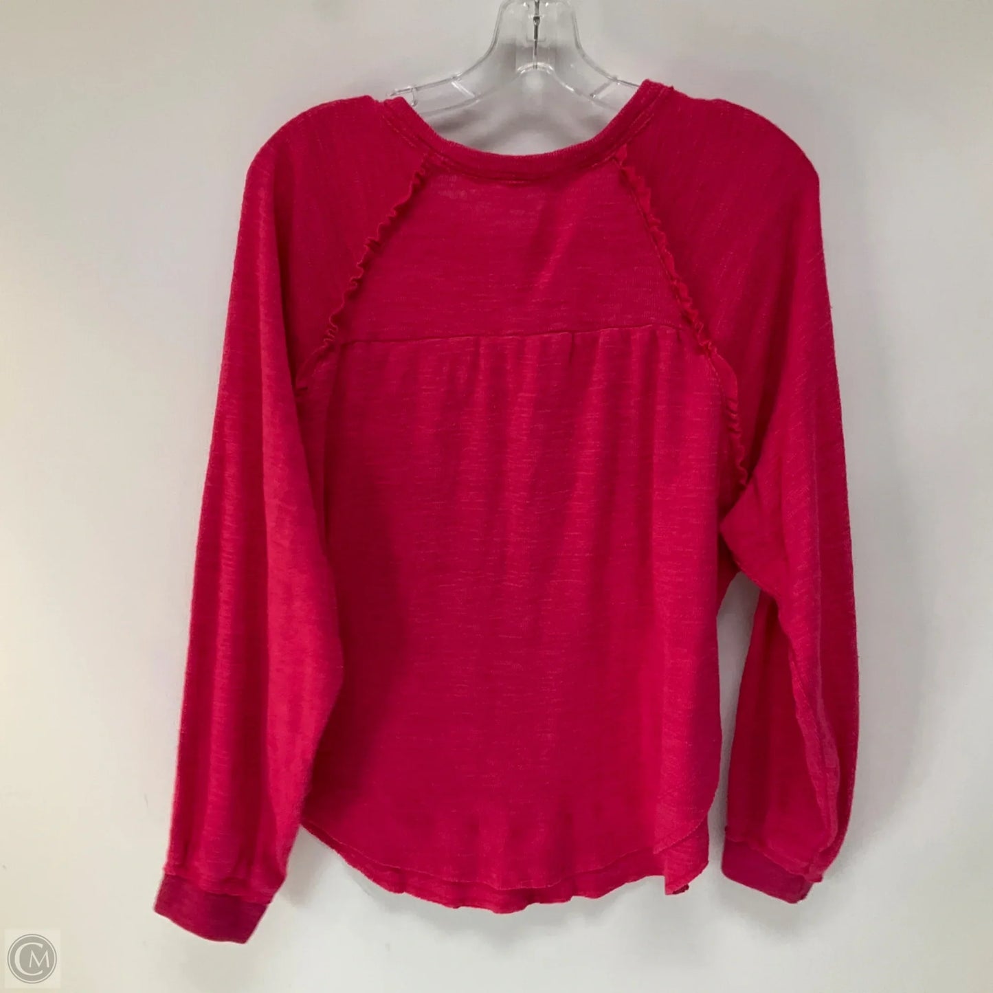Top Long Sleeve By Pilcro In Pink, Size: S