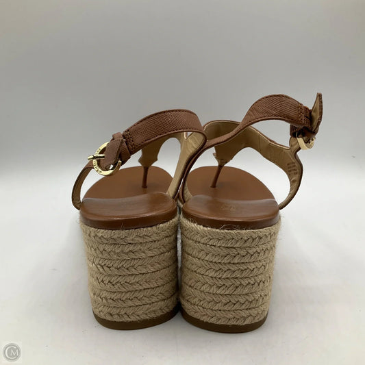 Shoes Designer By Michael Kors In Brown, Size: 8.5