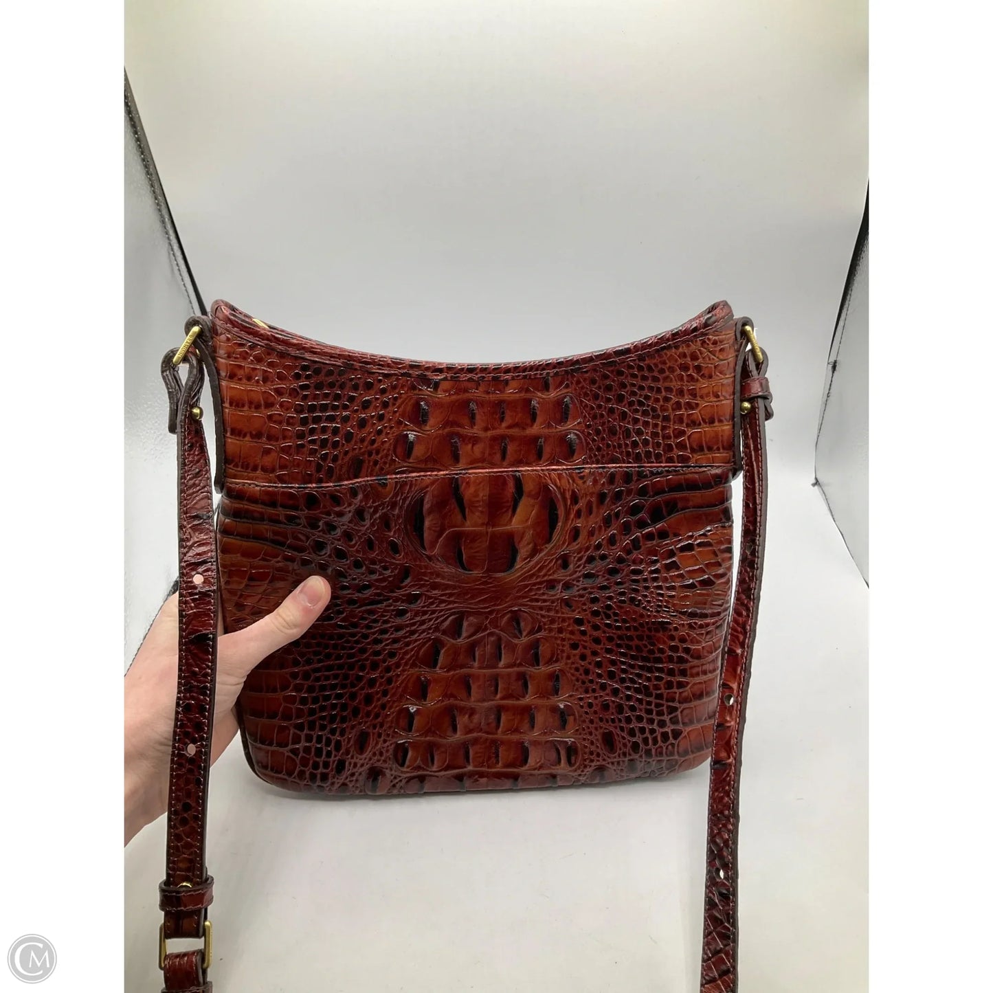 Crossbody Designer By Brahmin, Size: Medium