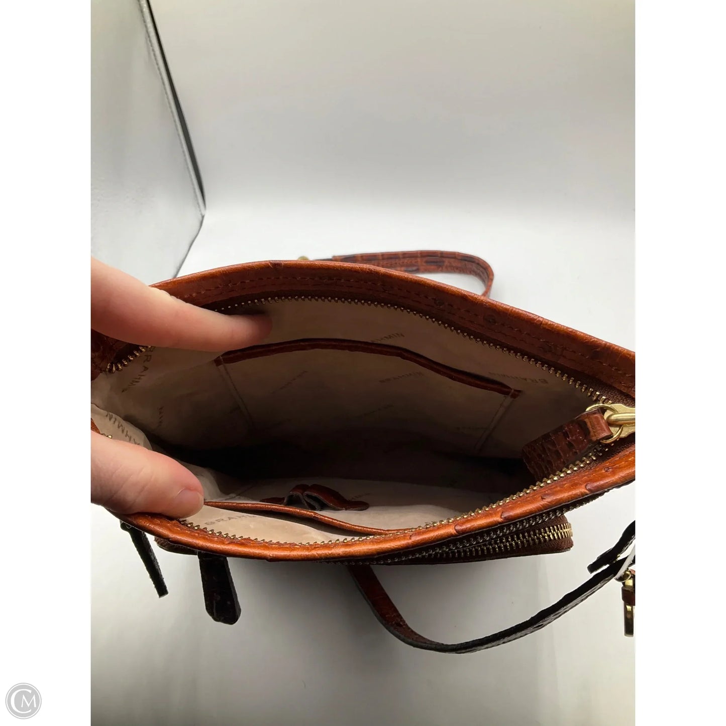 Crossbody Designer By Brahmin, Size: Medium