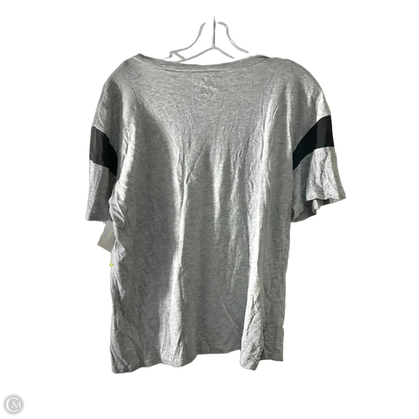 Top Short Sleeve By Nfl In Grey, Size: Xl