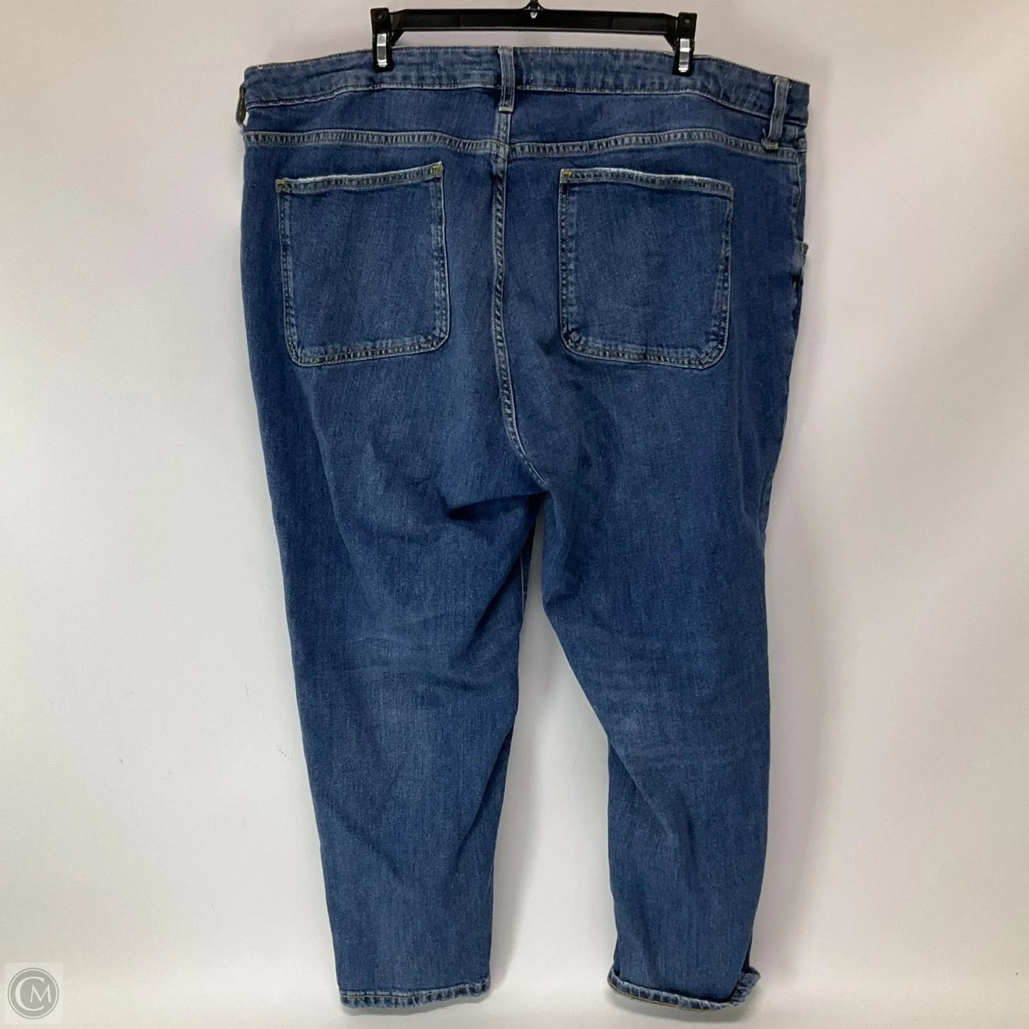 Jeans Straight By Pilcro In Blue Denim, Size: 20