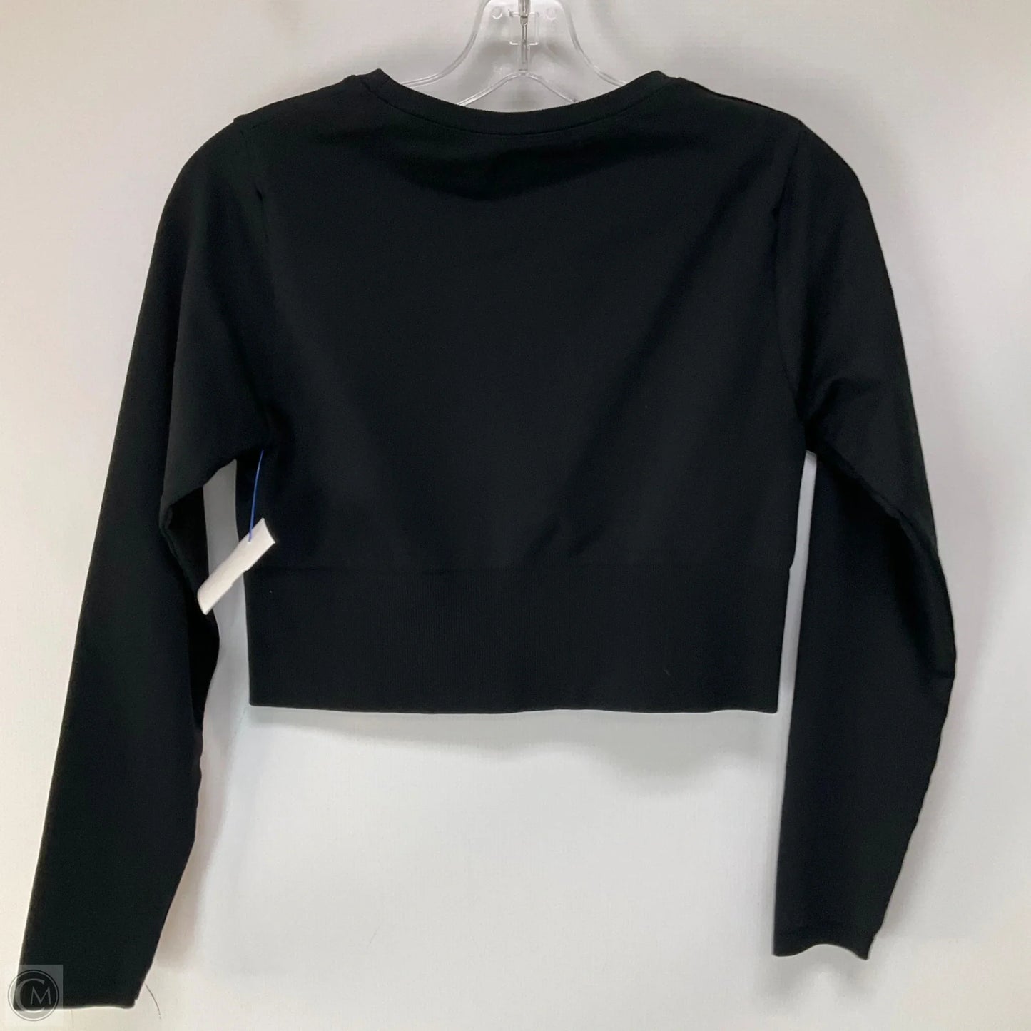 Athletic Top Long Sleeve Collar By Offline By Aerie In Black, Size: M