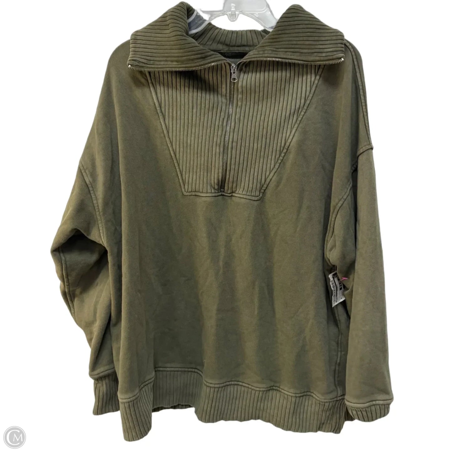 Sweatshirt Crewneck By Aerie In Green, Size: L