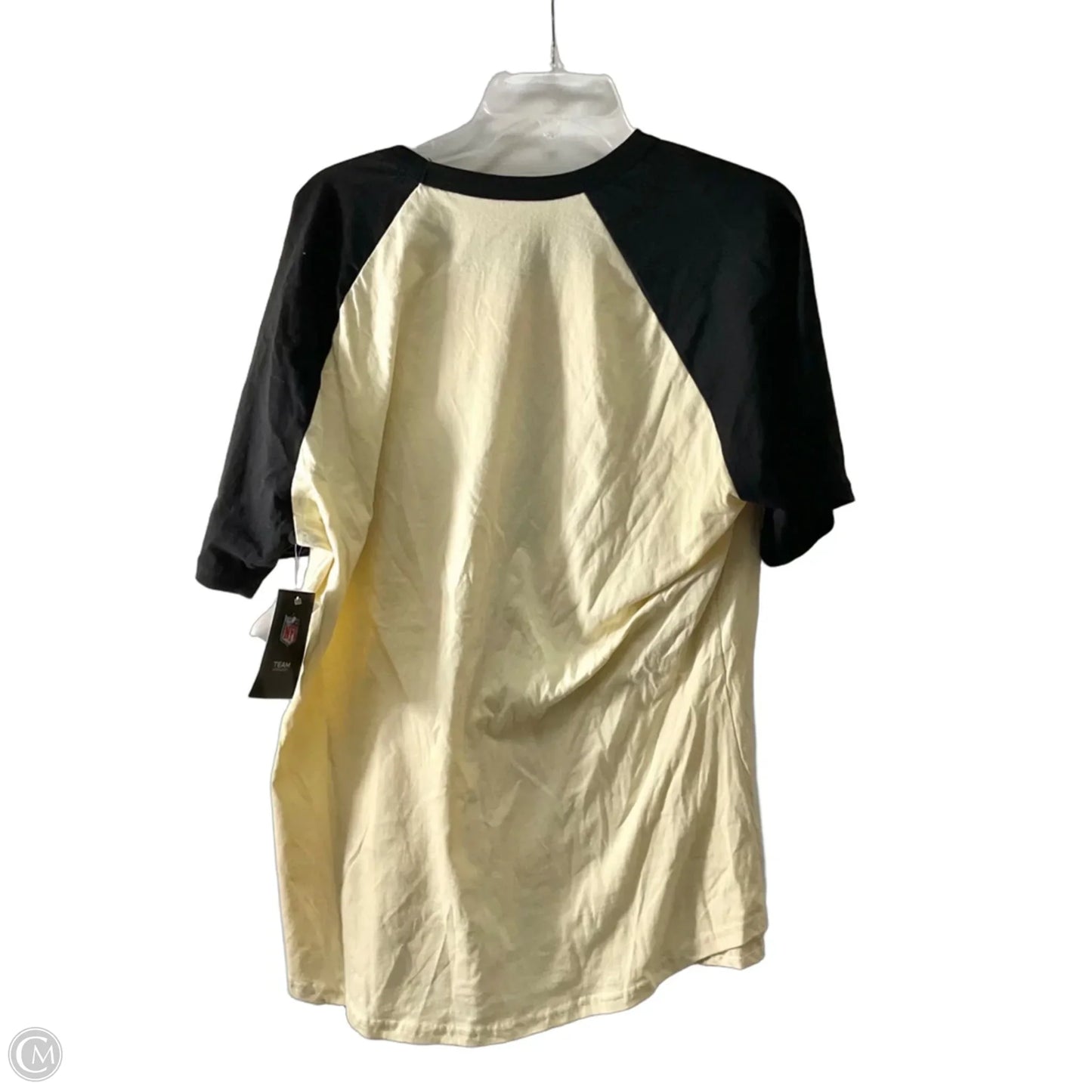 Top Short Sleeve By Cmf In Cream, Size: 2x