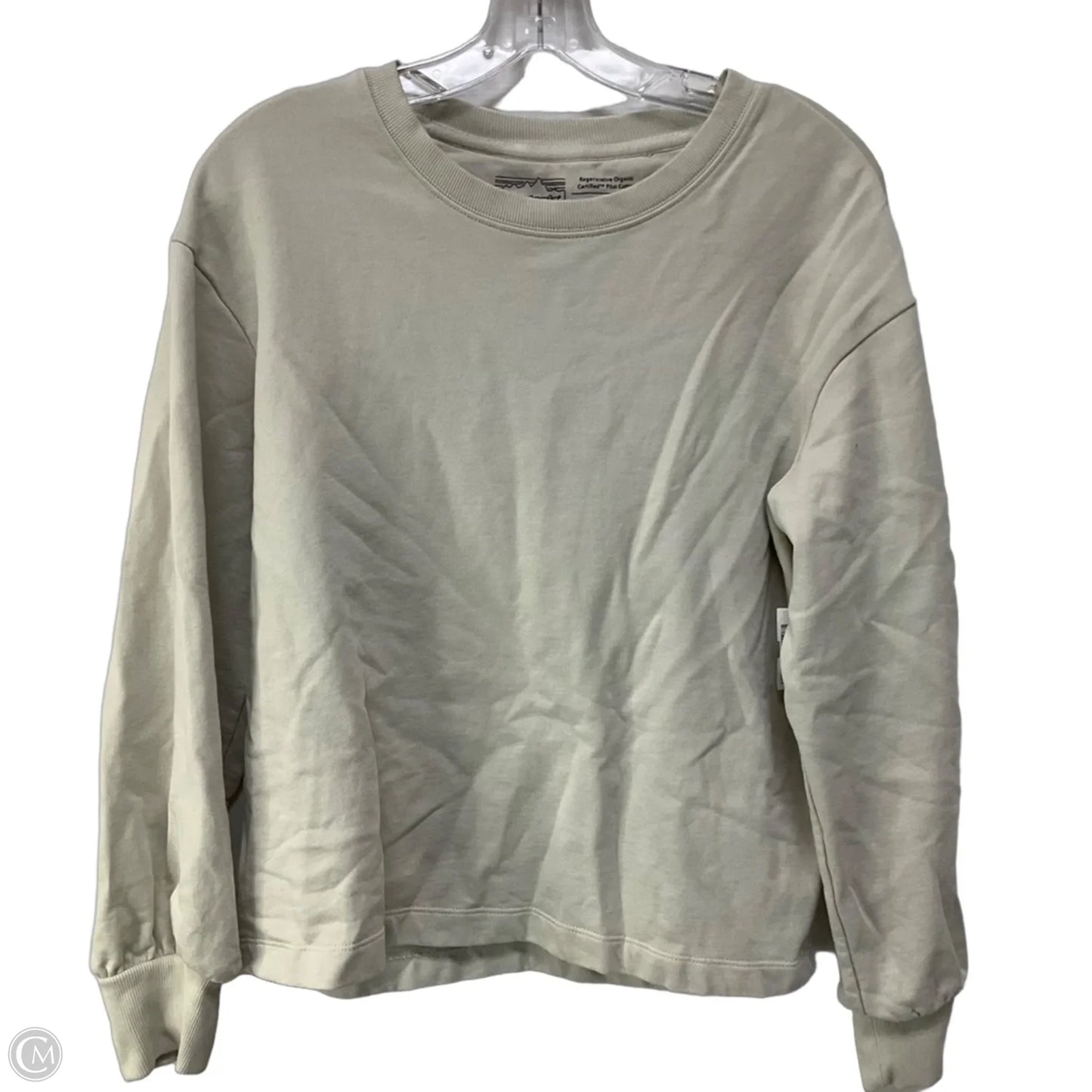 Sweatshirt Crewneck By Patagonia In Beige, Size: S