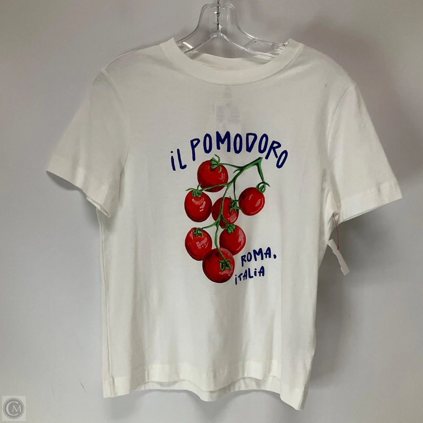 Top Short Sleeve By H&m In White, Size: Xs