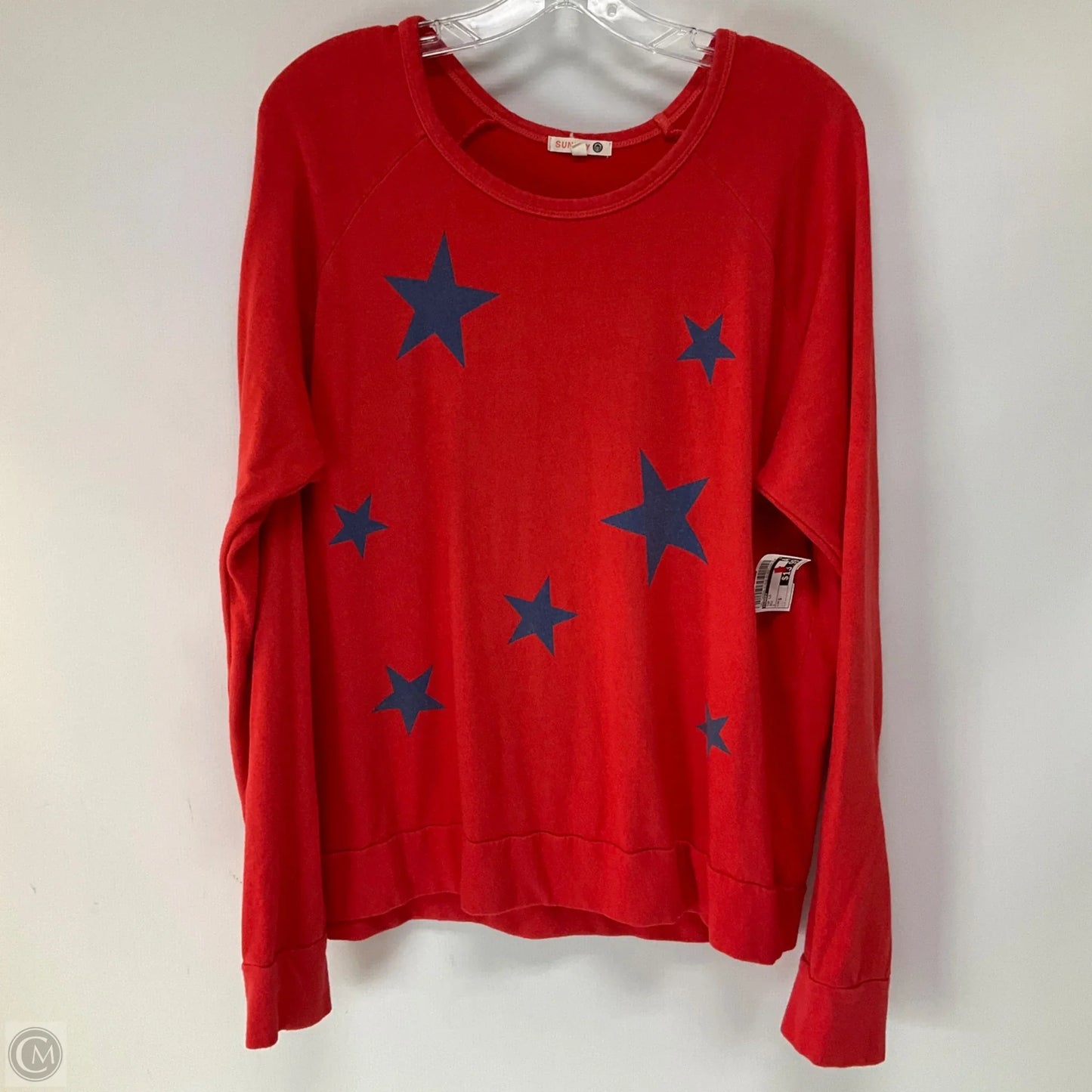 Top Long Sleeve By Sundry In Red, Size: S