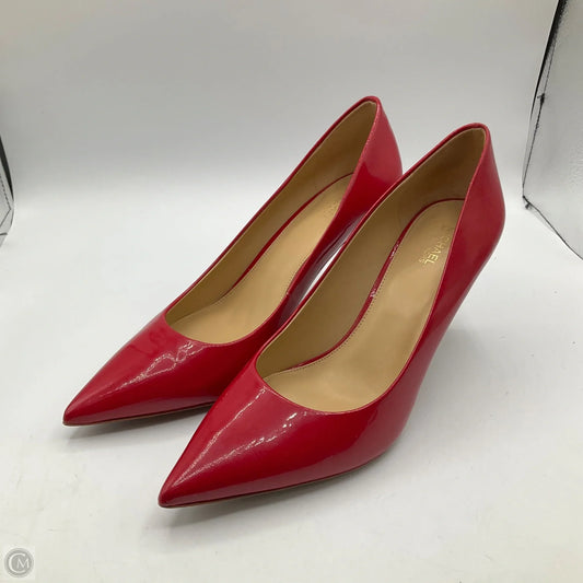 Shoes Designer By Michael Kors In Red, Size: 9