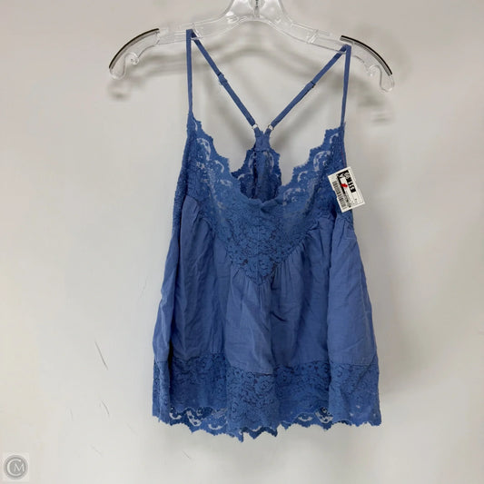 Top Sleeveless By Free People In Blue, Size: M