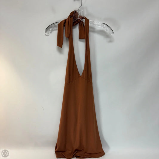 Dress Casual Short By Abercrombie And Fitch In Brown, Size: M