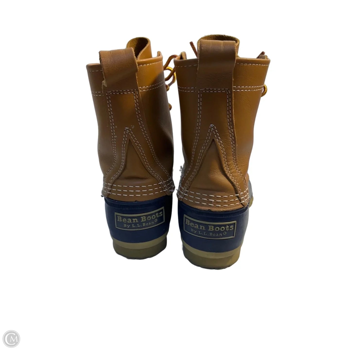 Boots Rain By L.l. Bean In Blue & Brown, Size: 7
