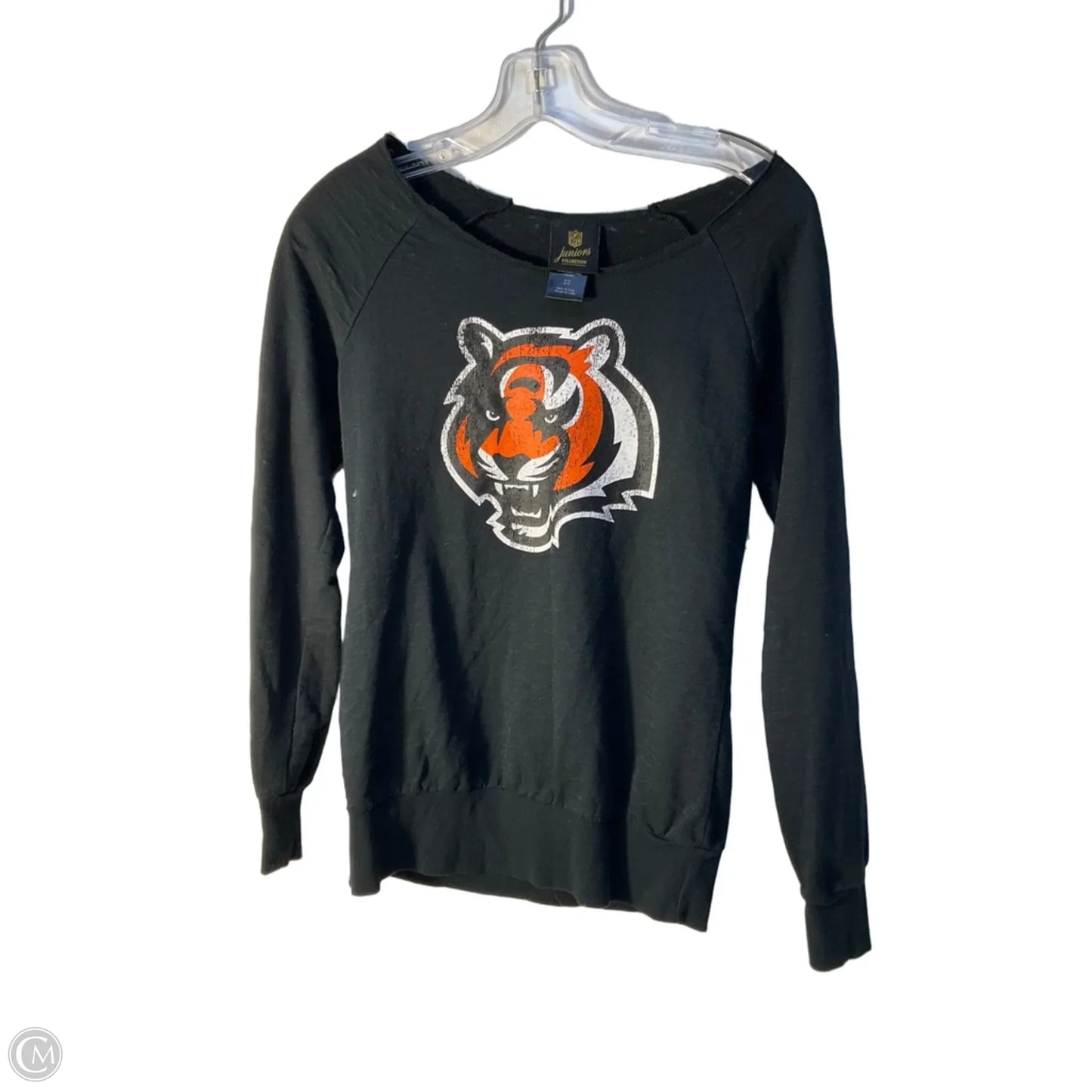 Athletic Sweatshirt Crewneck By Nfl In Black, Size: M
