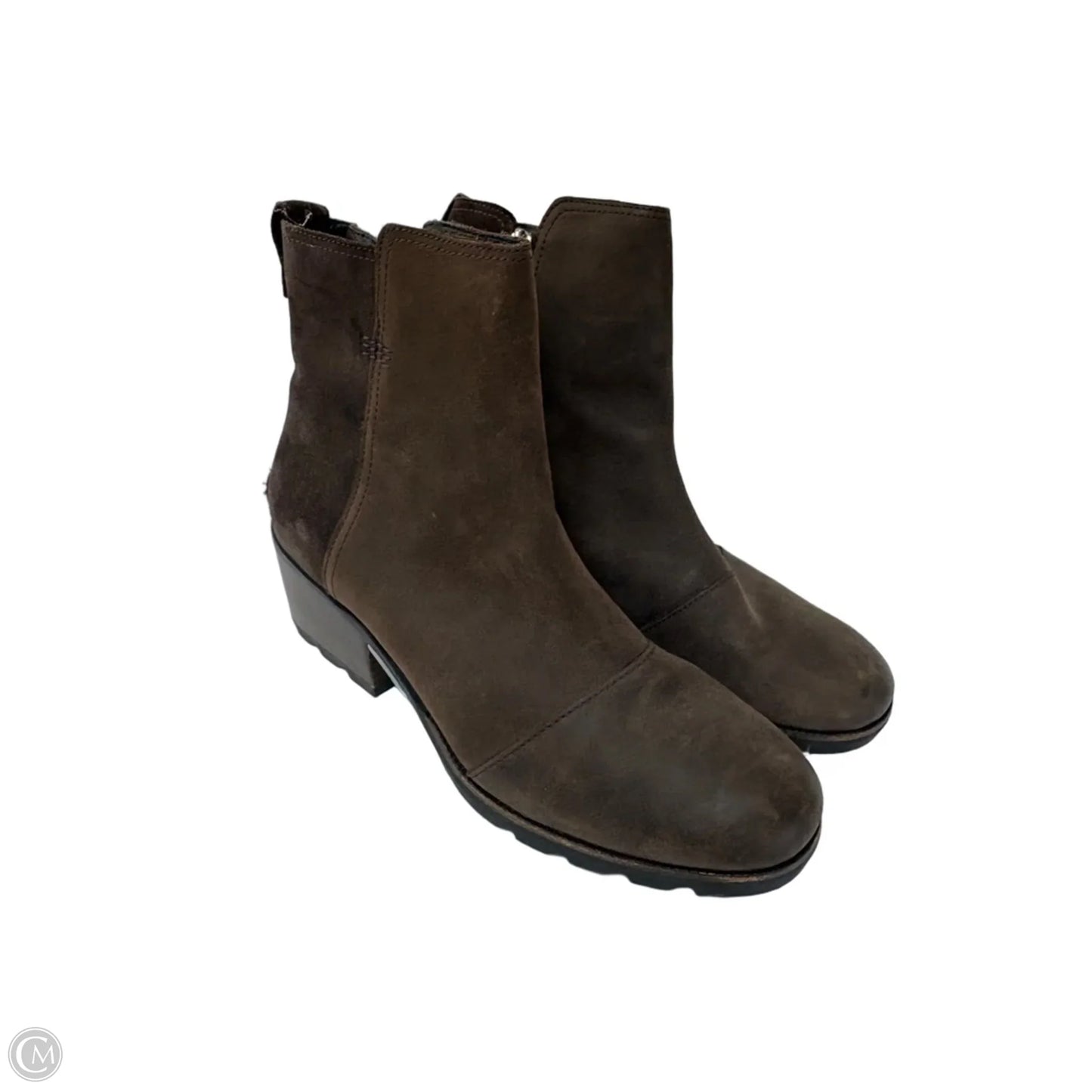 Boots Mid-calf Heels By Sorel In Brown, Size: 11